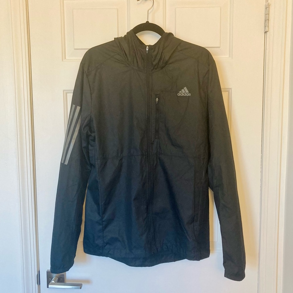 Adidas Men’s Own the Run Hooded Wind Jacket